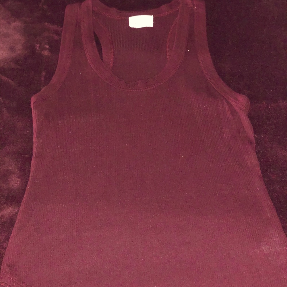 Maroon tank top